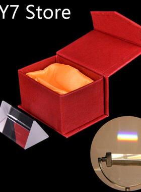 5CM Prism Optical Glass Triple Triangular Prism Refract