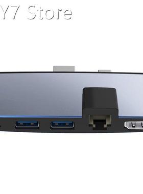 USB 3.0 RJ45 Docking Station HUB Docking Station 4K HDMI-Com