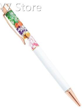 Eternal Flower Ballpoint Pen Twist Action Refillable Metal S