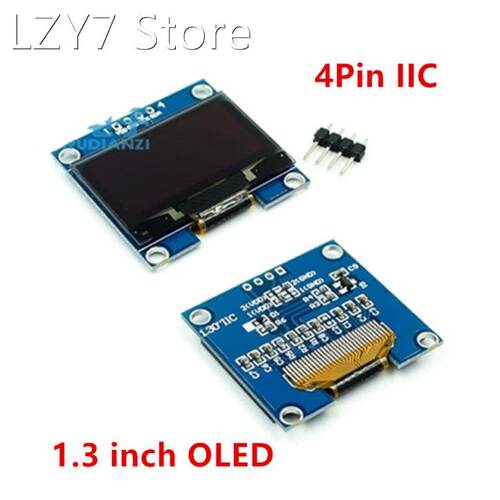 RoHS 1.3 inch OLED module white/blue IIC I2C Communicate col