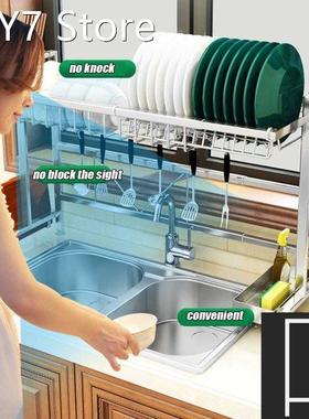 1/2 Tier Stainless Steel Kitchen Storage Rack Adjustable Dua