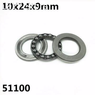 2Pcs 51100 10x24x9 mm Axial Thrust Ball Bearings 8100 High q