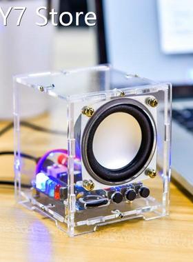 Bluetooth-compatible Music Speaker Kit Acrylic Mobile Phone