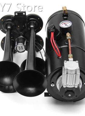 4 Trumpet Air Horn Compressor Tubing Kit 12V 170 PSI 150dB C