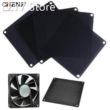 5Pcs 90mm PVC PC Fan Dust Filter Dustproof Case Computer Coo