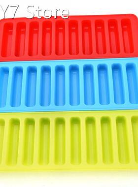 Reusable Cylinder 10 Silicone Ice Cube Tray Mold Freeze Ice