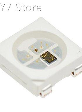 100PCS WS2812B RGB LED Chip 5050SMD White PCB WS2812 Individ