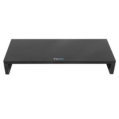 Wooden Monitor Stand Table Reduce Eye Neck Strain Laptop Des