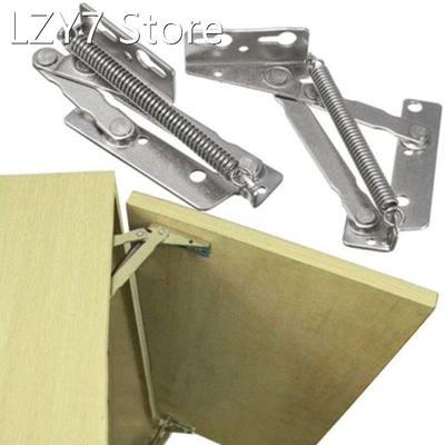 2pcs 80 Degree Metal Sprung Hinges Cabinet Door Lift Up Stay
