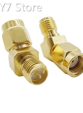 1Pcs 45 135 Degree Bevel RP SMA Male to RP SMA Female Connec