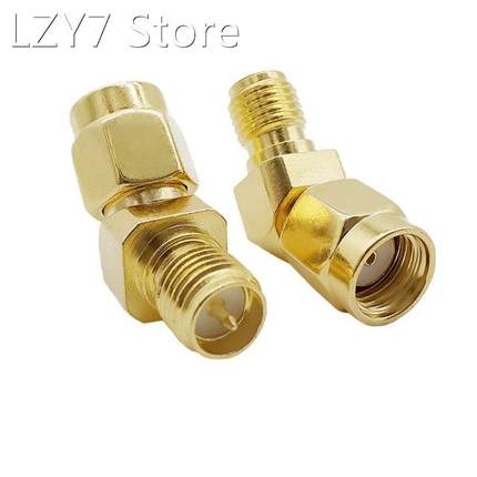 1Pcs 45 135 Degree Bevel RP SMA Male to RP SMA Female Connec