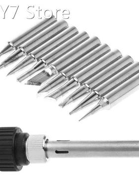 11 Pcs 900M-T Soldering Iron Tips Lead Free For Hakko 936 Lu