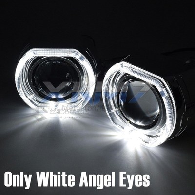 Angel Eyes Bi-xenon Mini Projector H1 Lens 2.5'' Headlight L