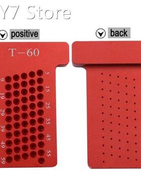 T square Woodworking Scriber Aluminum Alloy Ruler Mark Gauge