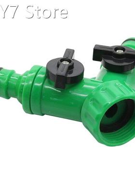 2-Way Valve 3/4 Tap Garden Hoses Pipes Splitters ABS Plasti