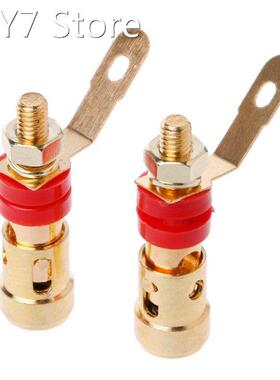 10PCS Brass Speaker Binding Post Spring Loaded Press Subwoof