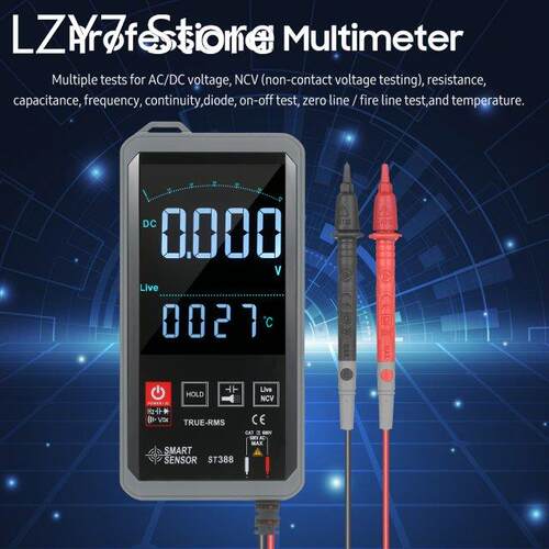 Digital Multimeter tester Audible NCV True RMS 6000Counts AC