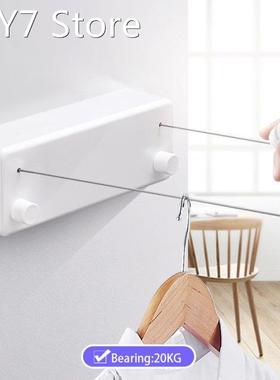 Clothes Line Dryer Bathroom Accessories Drying Rack White/Bl