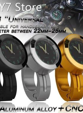 7/8 Universal Motorcycle Handlebar Watch Bike Hand Grip Bar