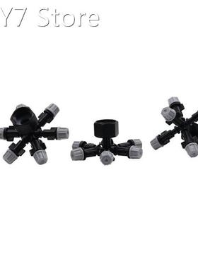 1 Set Multi-way 360 Degree Atomization Misting Grey Nozzles