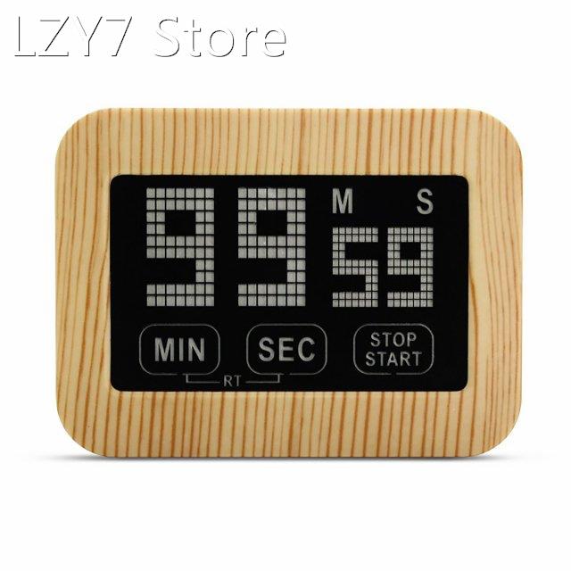 Kitchen Digital Timer Countdown Clock Touchscreen Count Up D