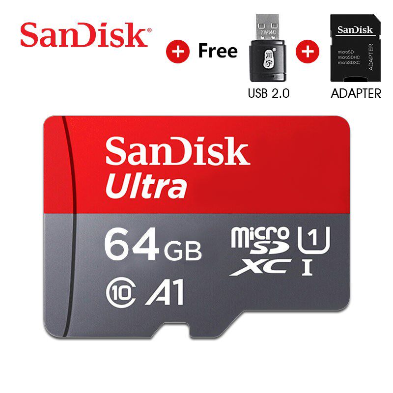 sandisk ltra micro sd 128gb 32gb 64gb 16gb micro sd card wit