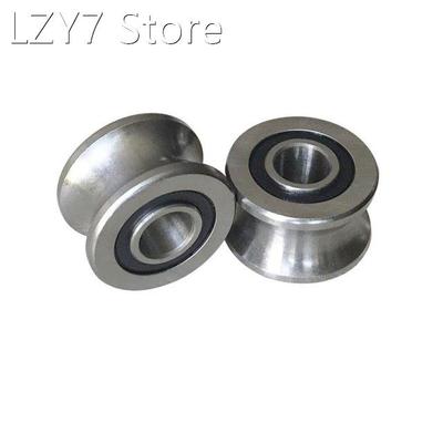 4PCS U22 U Groove Bearing Traces Walking Guide Rail Track Ro