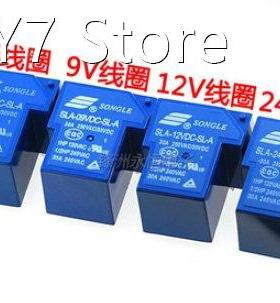 Power relays SLA-05VDC-SL-A 5V 30A 4PIN T90 a group of norm