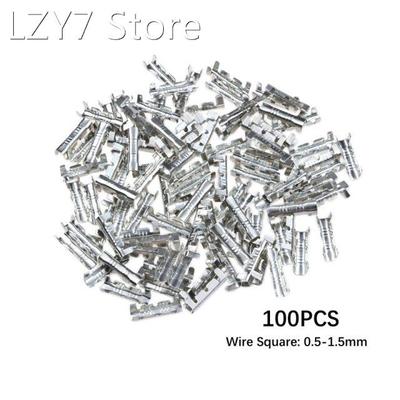 100pcs U-type Docking Connector line Pressing Button Quick C