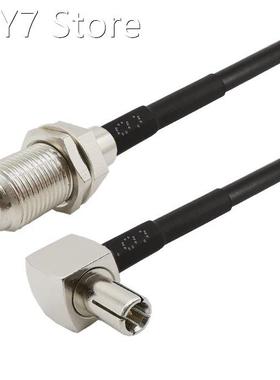 1Pcs 1Meter TS9 Male to F Female Bulkhead RF Connector RG174