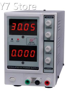 0-30V 0-3A 4 Digits Digital Regulated laboratory power suppl