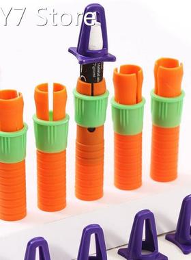 1pc Crayon Sharpener Plastic Crayon Pen Cap Crayon Stick Ext