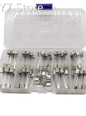 72Pcs/Box M6x30mm Fast-Blow Fuse Quick Blow Glass Tube Assor