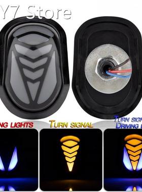 2PCS Motorcycle Indicators Flowing Turn Signal Lights &
