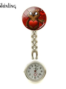 2018 New Cute Bear Nurses Watch White Bears Art Nurse Watche