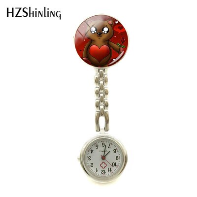 2018 New Cute Bear Nurses Watch White Bears Art Nurse Watche