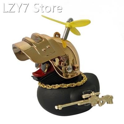 Car Interior Decoration Duck With Helmet For Bike Motor With