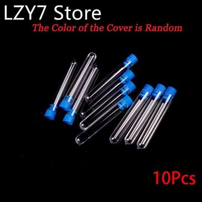 10pcs 12*75mm Transparent Pyrex Glass Blowing Tubes 100mm Lo