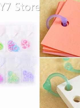 30Pcs/box DIY Ring Binder for Notebook Loose Leaf Spiral Alb