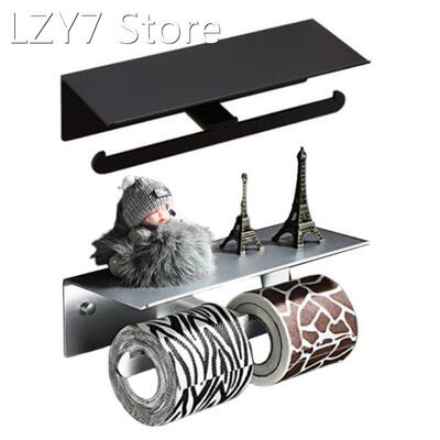 Multifunctional Wall-mount Tissue Holder with Spacious Shelf