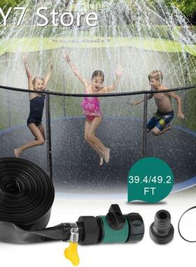 Trampoline Sprinkler Summer Water Sprinkler Outdoor Garden W