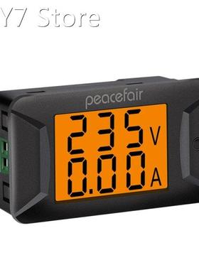 2-in-1 Digital Voltmeter Ammeter AC 40-400V 0-100A Voltage C