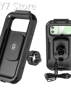 2021 New Waterproof 12V Motorcycle Wireless Charger 15W Qi/