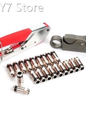 Coaxial Cable Stripper RG6 / RG59 Compression F Connector To