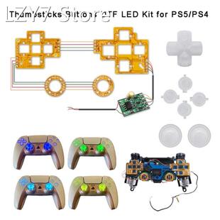 77UA 6-Colors LED Kit Luminated D-Pad Thumbsticks Face Butto
