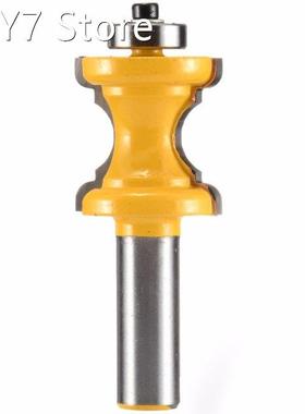 1Pcs 1/2'' Shank Bullnose with Bead Column Face Mold