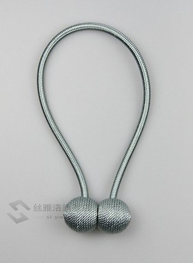 1Pc Pearl Magnetic  Curtain Tie Rope Backs Holdbacks Buckle