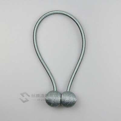 1Pc Pearl Magnetic  Curtain Tie Rope Backs Holdbacks Buckle