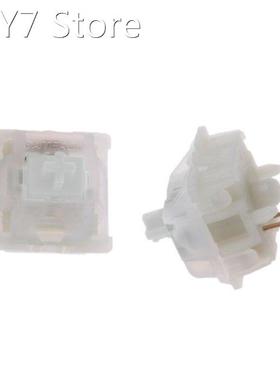 10Pcs/pack Gateron Switches 5Pin Milky Clear Switch Mechanic