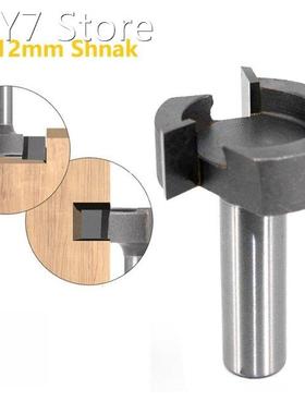12mm Shank 3 Teeth T-Slot Router Bit Straight Edge Slotting